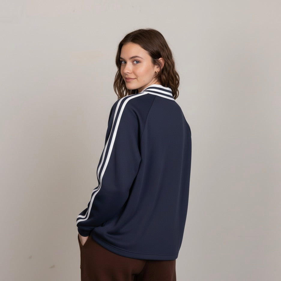 STH Striped Collar Sweatshirt